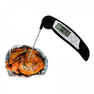 Digital-Küchen-Nahrungsmittelfleisch, das elektronisches Thermometer kocht