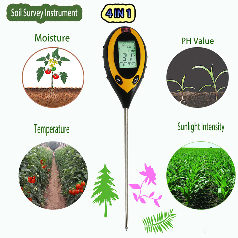 Persönliche Marken Bestellen Sie Hochgenauigkeits-Boden-Prüfvorrichtung PH-Maß-Thermometer