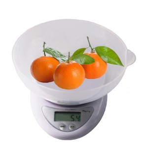 Soem-0.1g 7g hohe Präzisions-Digital-Hauptgebrauchs-Gewichts-Nahrungsmittelfrucht-Skala mit Schüssel