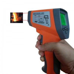 Heißer CER Digital LCD Hand Laser Infrarot Thermometer Pistole Kontakt Temperatur Pistole Industrie Infrarot Temp Detektor