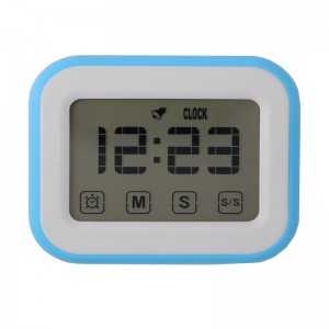 Touchscreen 24-Stunden-Messgerät-Alarm Sekunden-Timer mit Magnet Wand hängen tragbaren Timer